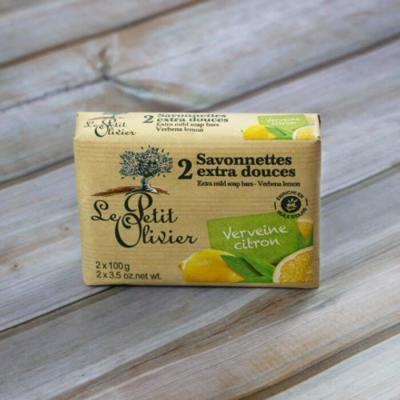 Le Petit Olivier Verbena Lemon Extra Mild Soap Bars - 2 x 100g Fixed Size