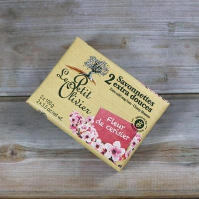 Le Petit Olivier Cherry Blossom Extra Mild Soap Bars - 2 x 100g Fixed Size