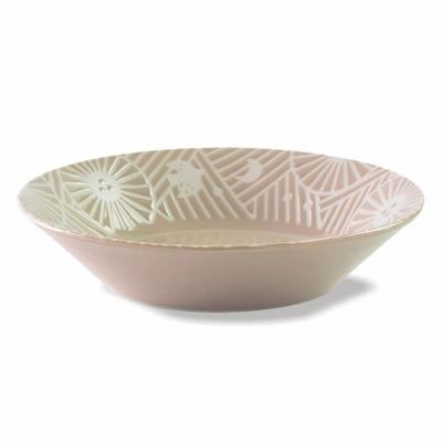Minoro Touki Minoyaki KAFU 21.5CM pasta plate (Apricot Brown)- # Apricot Brown