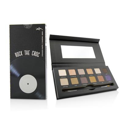 YBF Beauty Rock The Croc Eyeshadow Palette (12x Eyeshadow, 1x Double Ended Eyeshadow Brush) 12x0.8g/0.03oz