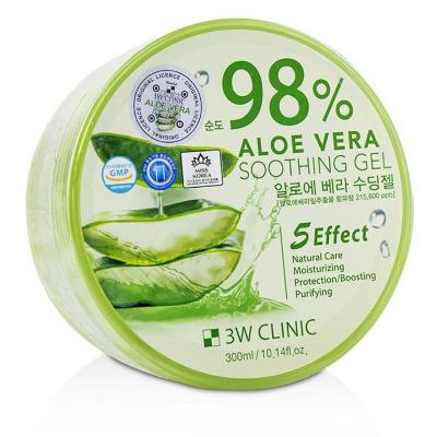3W Clinic 98% Aloe Vera Soothing Gel 300ml/10.14oz