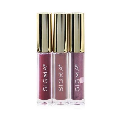 Sigma Beauty Adored Mini Lip Set (2x Liquid Lipstick + 1x Lip Gloss) 3pcs