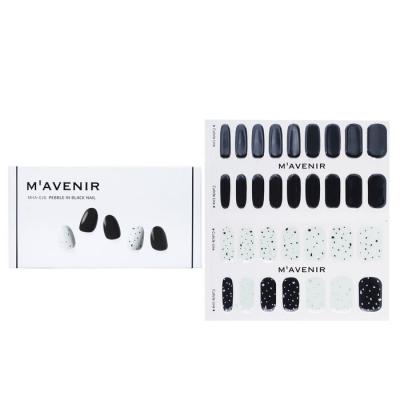 Mavenir Nail Sticker (Black) - # Pebble In Black Nail 32pcs