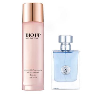 Versace Pour Homme EDT Spray 50ml + Natural Beauty BIO UP Treatment Essence 150ml 2pcs
