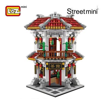 LOZ Mini Blocks - Teahouse Building Bricks Set 42 x 30 x 5 cm
