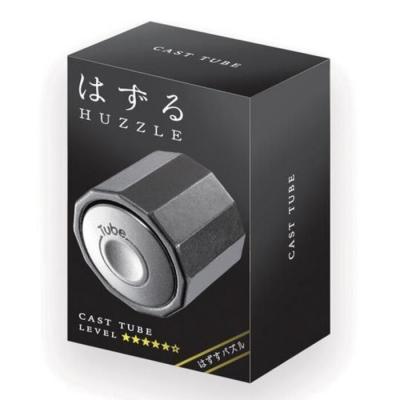 Broadway Toys Hanayama | Tube Hanayama Metal Brainteaser Puzzle Tube Rated Level 5 75*119*45 mm