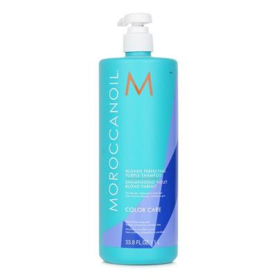 Moroccanoil Blonde Perfecting Purple Shampoo (For Blonde, Lightened Or Grey Hair) 1000ml/33.8oz