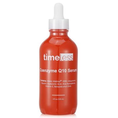 Timeless Skin Care Coenzyme Q10 Serum + Matrixyl 3000 + Hyaluronic Acid (box slightly damage) 120ml/4oz