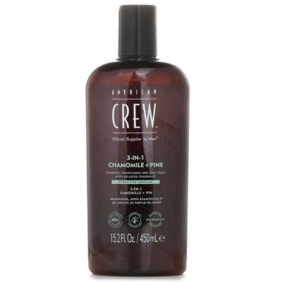 American Crew 3-in-1 Chamomile + Pine Shampoo, Conditioner And Body Wash 450ml/15.2oz