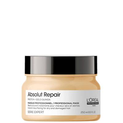 L'Oreal Professionnel Serie Expert - Absolut Repair Gold Quinoa + Protein Instant Resurfacing Mask (For Dry and Damaged Hair) 250ml/8.5oz