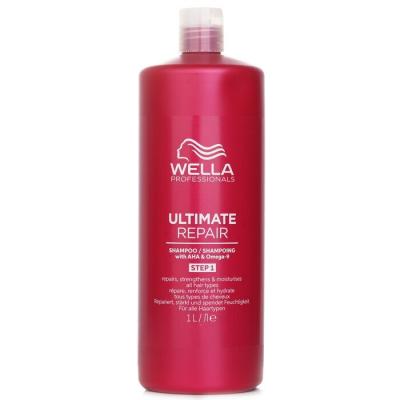 Wella Ultimate Repair Shampoo With AHA & Omega 9 1000ml