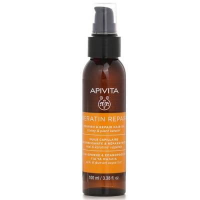 Apivita Keratin Repair Nourish & Repair Hair Oil Honey & Plant Keratin 100ml