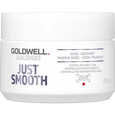 Goldwell Dual Senses Just Smooth 60SEC Treatment (Control For Unruly Hair) 200ml/6.7oz