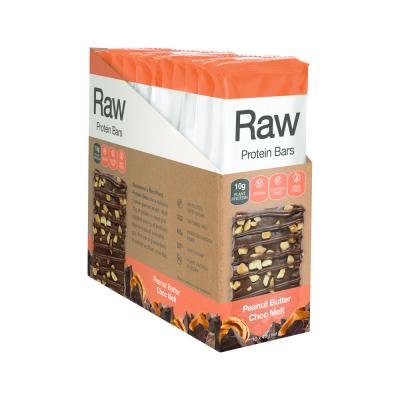 Amazonia Raw Protein Bar Peanut Butter Choc Melt 40g X 10 Display