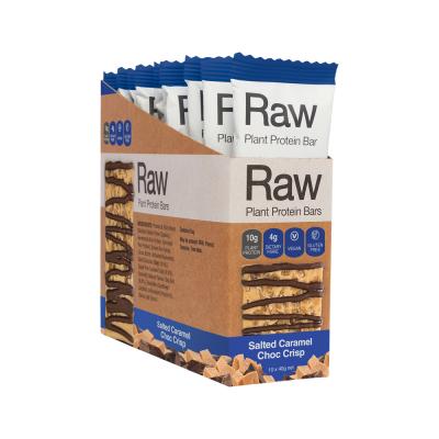 Amazonia Raw Bar Protein Salt Caramel Choc Crisp 40g X10disp
