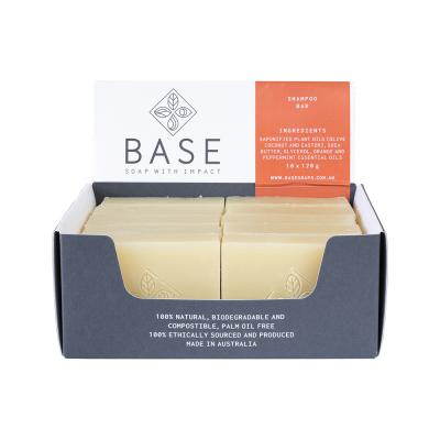 Base Bar Shampoo (raw Bar) 120g X 10