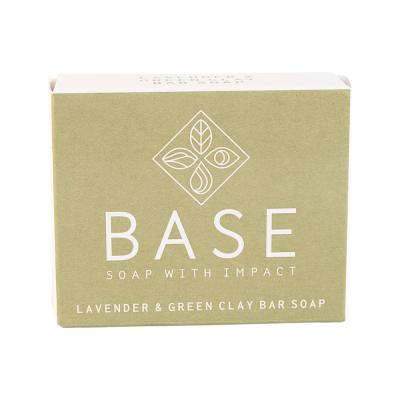Base Soap Bar Lavender And Green Clay 120g