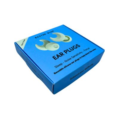 Baxter Blue Reusable Silicone Noise Reduction Ear Plugs (with 3 Mixed Size Interchangeable Heads) Mint Green