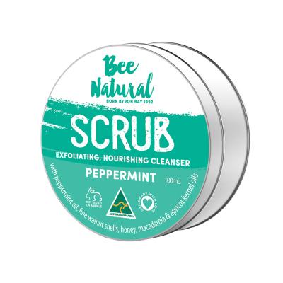 Bee Natural Peppermint Scrub 100ml