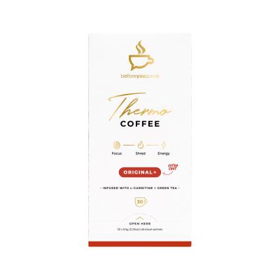 Before You Speak Coffee Thermo Orig + Extra Shot 6.5g X 30 Pk