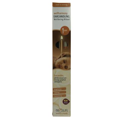 Biosun Ear Candle Wellharmony Orange Grapefruit 1 Pair