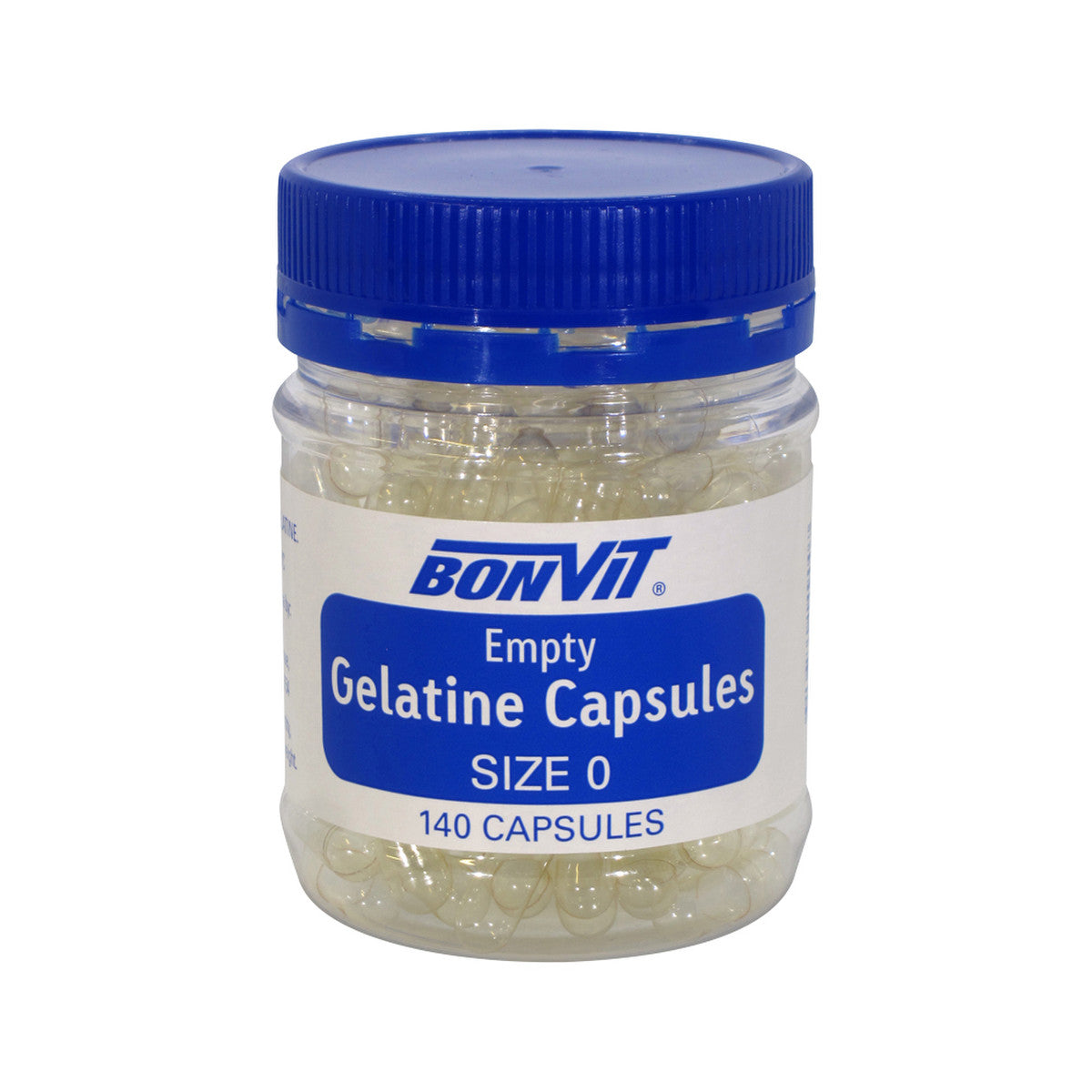Bonvit Empty Gelatine Capsules O Size '0' 140c