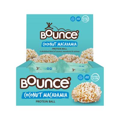 Bounce Protein Balls Coconut Macadamia 40g X12 Disp