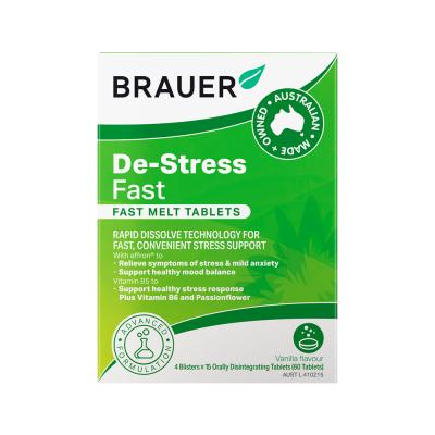 Brauer De-stress Fast Melt Tab **sell Through**