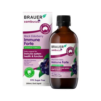 Brauer Sambucus Black Elderberry Immune Forte 200ml
