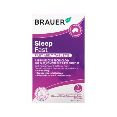 Brauer Easy Sleep Fast Melt Tab Blister