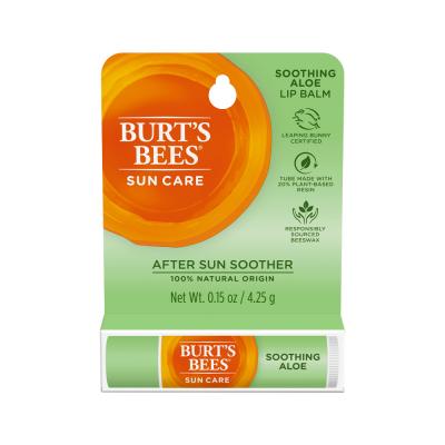 Burts Bees Soothing Lip Balm After Sun Soother (soothing Aloe) 4.25g