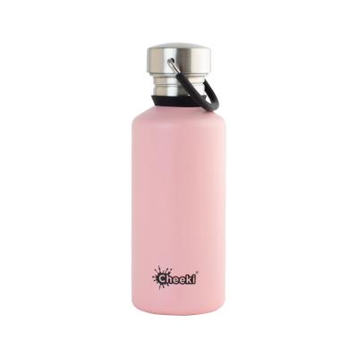 Cheeki Stainless Steel Bottle Classic Pink (small) 500ml
