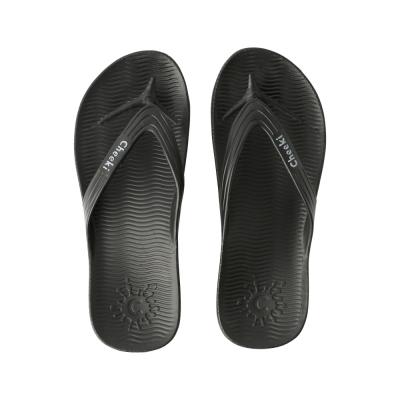 Cheeki Arch Support Thongs Black Mens Size Us9