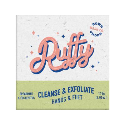 Downunder Wash Co Ruffy Cleanse Exfole Hands Feet 115g