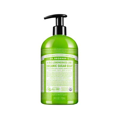 Dr. Bronner's Organic Sugar Soap L'grass Lime (pump) 710ml