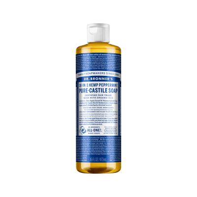 Dr. Bronners Pure Castile Liq Magic Soap Peppermint 473ml