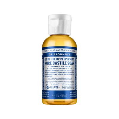 Dr. Bronners Pure Castile Liq Magic Soap Peppermint 59ml
