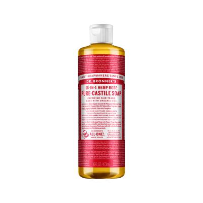 Dr. Bronners Pure Castile Liq Magic Soap Rose 473ml