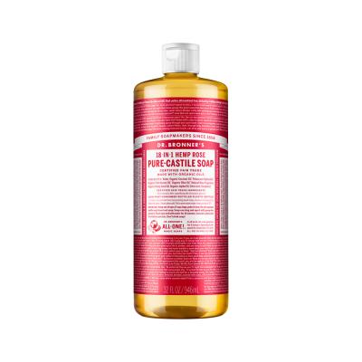 Dr. Bronners Pure-castile Magic Soap Liquid (18-in-1) Rose 946ml