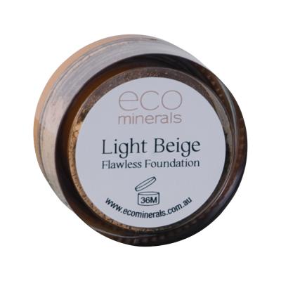 Eco Minerals Foundation Flawless Light Beige 5g