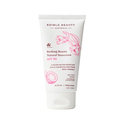Edible Beauty Aus & Natur Sun Screen Bask Beaut Spf50 100g