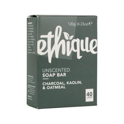 Ethique Bar Soap Charcoal Kaolin Oatmeal Unscented 120g