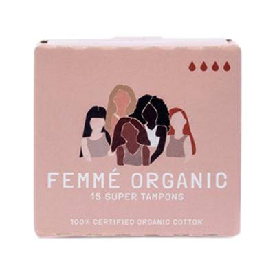 Femme Organic Org Tampons Super X 15 Pack