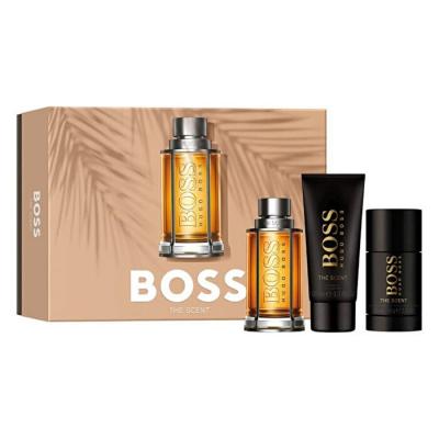 Hugo Boss The Scent 3pc Men Gift Set - Eau De Toilette & 75g Deodorant Stick & Shower Gel 100ml