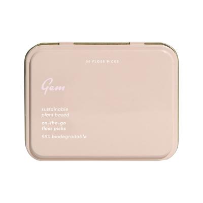 Gem Floss Picks Tin X 30 Pack