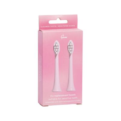 Gem Toothbrush Electric Replacem Heads Coconut X 2 Pk