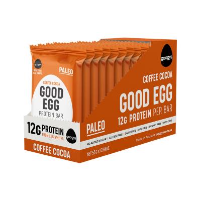 Googys Bar Protein (good Egg) Coffee Cocoa 55g X 12 Disp