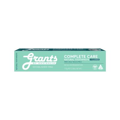 Grants Toothpaste Complete Care+fluoride W Aloe&mint 110g