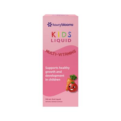 H.blooms Kids Liquid Multi Vitamins Orange 100ml