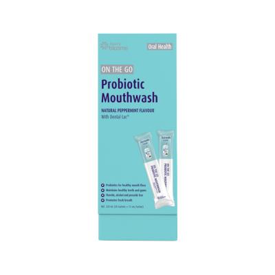 H.blooms Oral Health Probiot Mthwash Pmint Sach 11ml X20 Pk